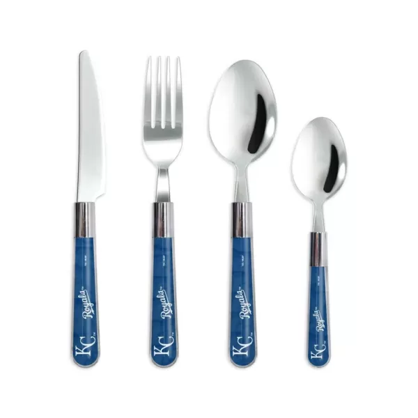 sportsvault MLB 16-Piece Kansas City Royals Flatware Set (Service for 4)