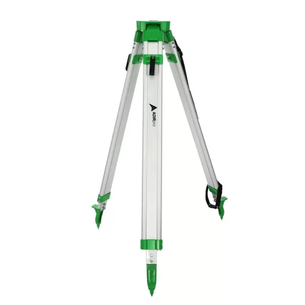 AdirPro Green Heavy-Duty Aluminum Survey Construction Tripod with Quick Clamp