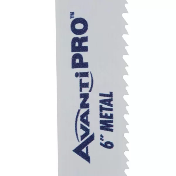 Avanti Pro Wood and Metal Cutting Reciprocating Saw Blade Set (6-Piece)