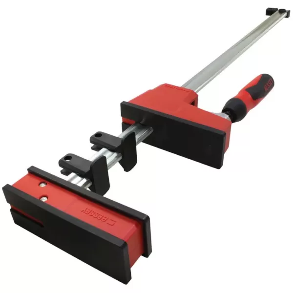 BESSEY 24 in. K Body REVOlution (KRE) Parallel Clamp with Composite Plastic Handle and 3-3 4 in. Throat Depth