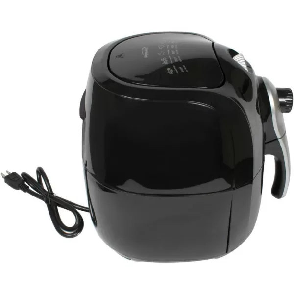 Brentwood 3.7 Qt. Black Air Fryer With Timer and Temperature Control