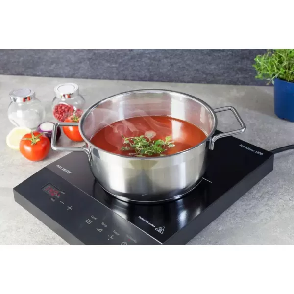 CASO Single Induction Burner 11 in. Black Hot Plate