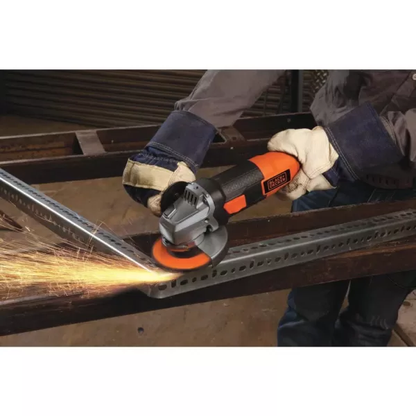 BLACK+DECKER 120-Volt 4-1/2 in. 6.5 Amp Angle Grinder