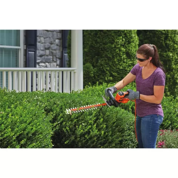 BLACK+DECKER 20 in. 3.8 Amp Corded Electric Hedge Trimmer