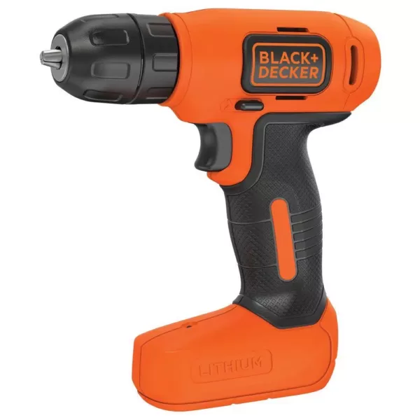 BLACK+DECKER 8-Volt MAX Lithium-Ion Cordless Rechargeable 3/8 in. Drill with Charger