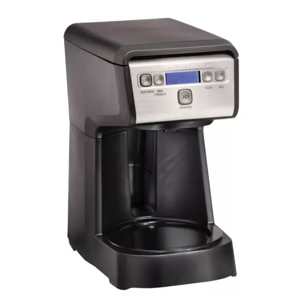 Hamilton Beach Compact 12-Cup Black Programmable Drip Coffee Maker