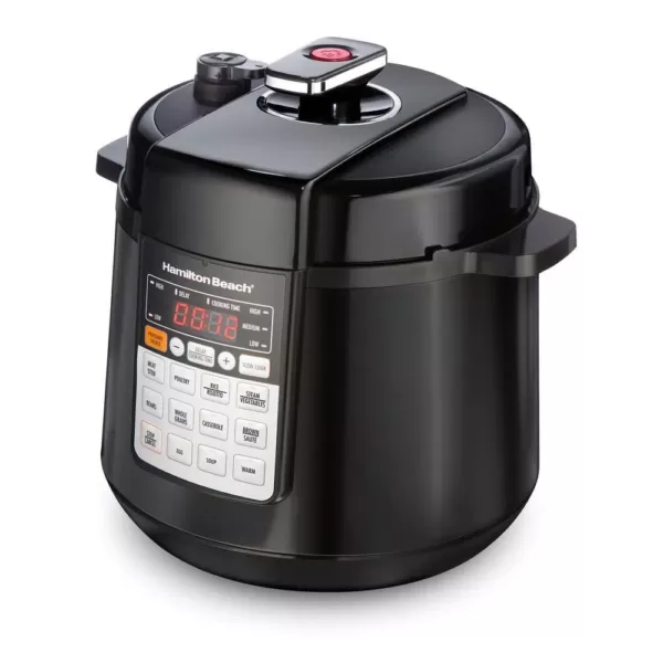 Hamilton Beach Multi-Function 6 Qt. Black Electric Pressure Cooker