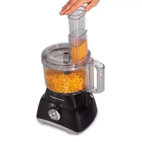 Hamilton Beach 8-Cup 2-Speed Black Food Processor and Vegetable Chopper