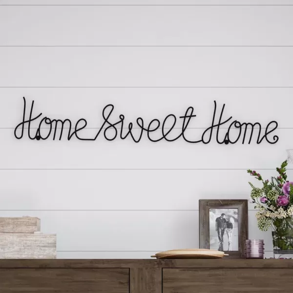 Lavish Home "Home Sweet Home" Metal Cutout Sign