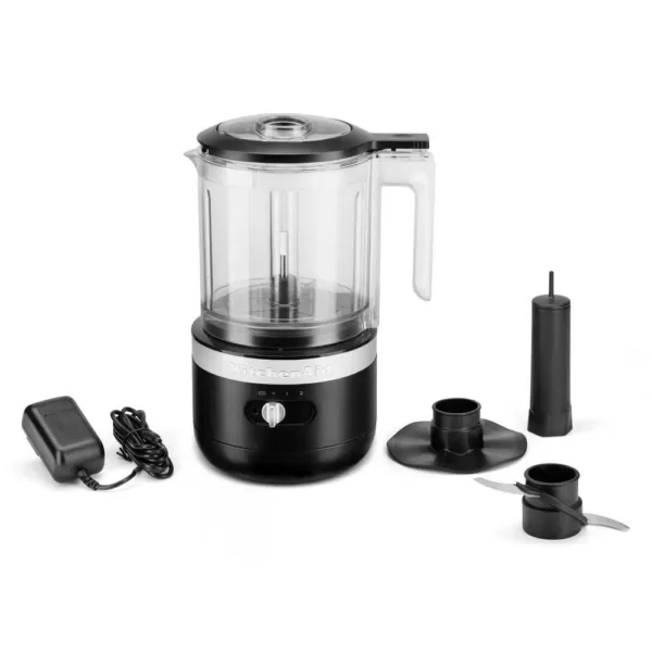 KitchenAid Cordless 5-Cup Black Matte Food Chopper