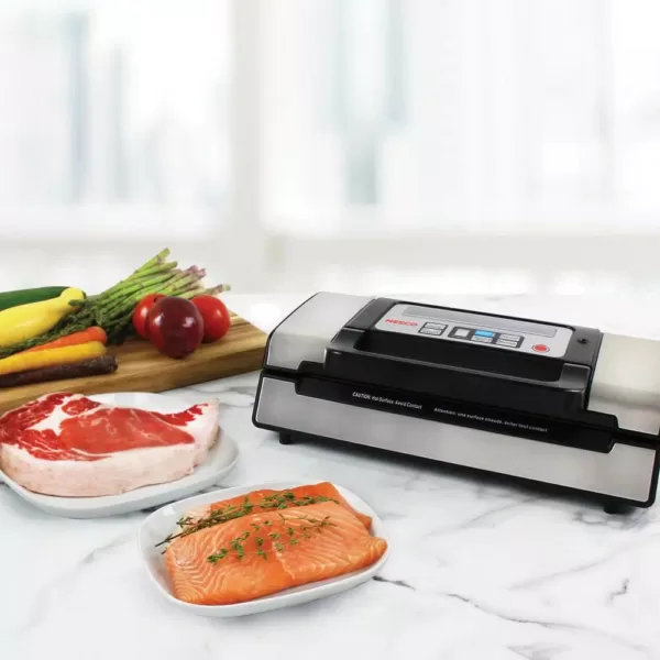 Nesco Black and Silver Deluxe Vacuum Sealer