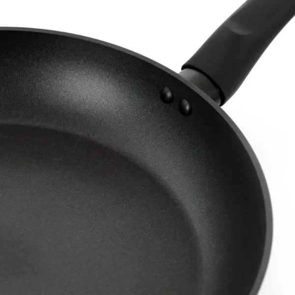 Oster Bissett 12 in. Aluminum Nonstick Frying Pan in Black