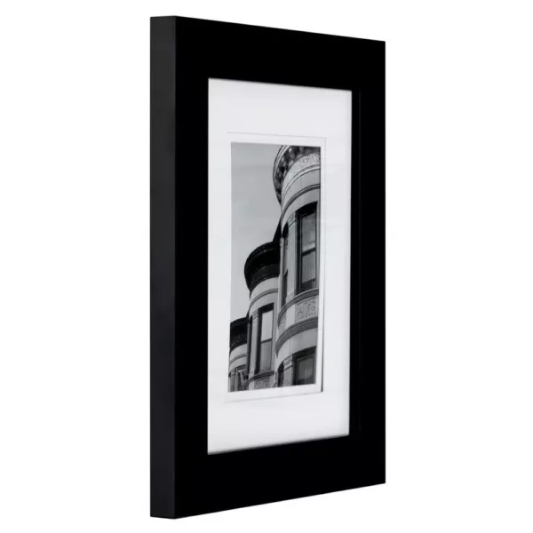 Pinnacle 4 in. x 4 in. Black Picture Frame