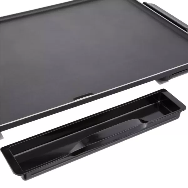 Presto SlimLine 286 sq. in. Black Electric Griddle with Temperature Sensor