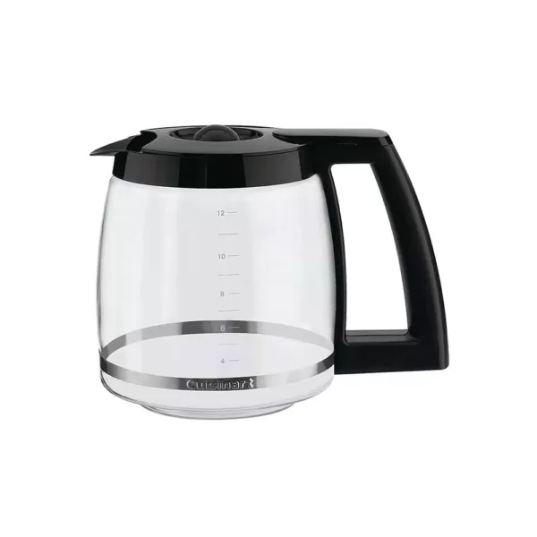 Cuisinart Brew Central 12-Cup Black Stainless Steel Drip Coffee Maker with Glass Carafe