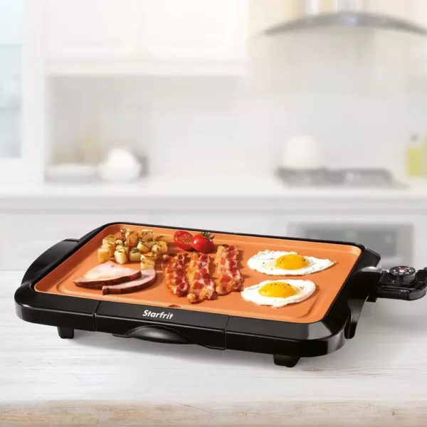 Starfrit Eco 176 sq. in. Copper Electric Griddle