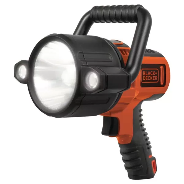 BLACK+DECKER 10-Watt LED Plus USB Lithium-Ion Rechargeable Spotlight