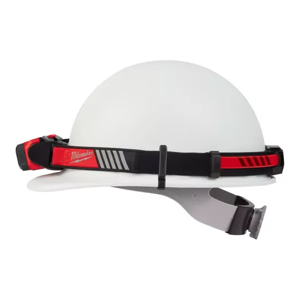 Milwaukee 600 Lumens LED USB Rechargeable 360-Degree Visibility Hard Hat Headlamp