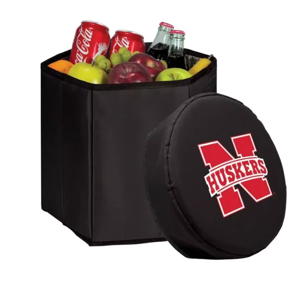 Picnic Time 12 Qt. Nebraska Cornhuskers Black Bongo Cooler