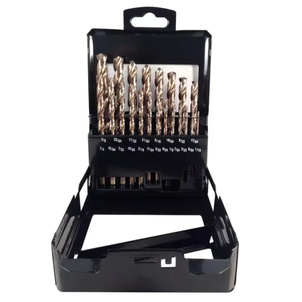 BLU-MOL Xtreme Cobalt Drill Bit Set (21-Piece)