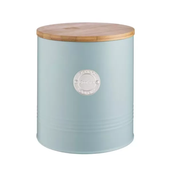 Mason Cash Living Coated-Steel Blue Cookie Storage