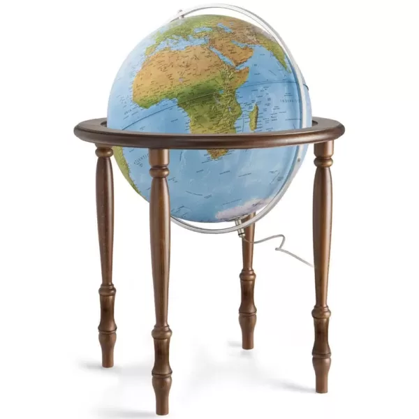 Waypoint Geographic Valencia 20 in. Blue Oceans Floor Standing Globe