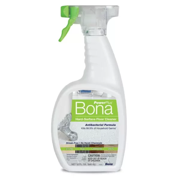 Bona PowerPlus 32 oz. Antibacterial Hard-Surface Floor Cleaner