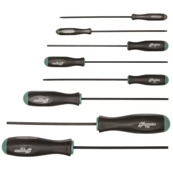 Bondhus TORX Screwdriver Set with ProGuard (8-Piece)