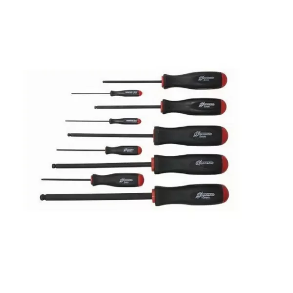 Bondhus Metric ProHold Ball End Screwdriver Set with ProGuard (9-Piece)