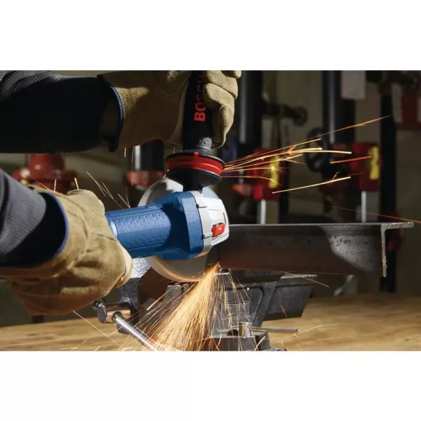 Bosch 10 Amp Corded 4-1/2 In. Angle Grinder with Paddle Switch