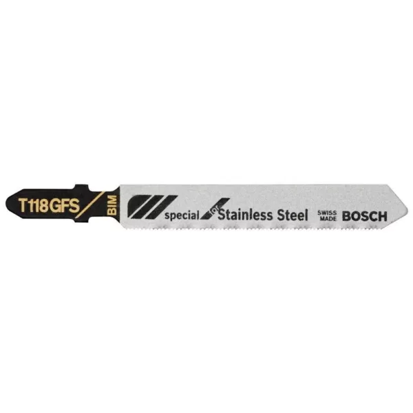 Bosch 3-1/4 in. 36 Teeth per in. Bi-Metal T-Shank Jigsaw Blade (5-Pack)