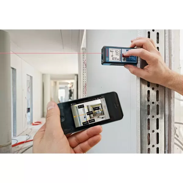 Bosch Blaze 100 ft. Lithium-Ion Bluetooth Enabled Laser Distance and Angle Measure