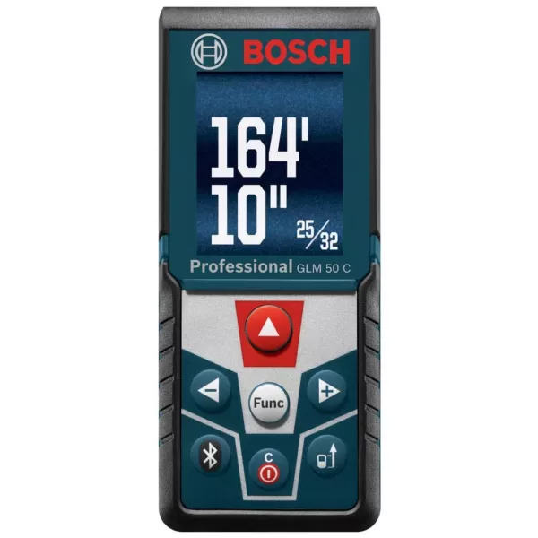 Bosch BLAZE 165 ft. Laser Distance Measurer with Bluetooth and Full Color Display