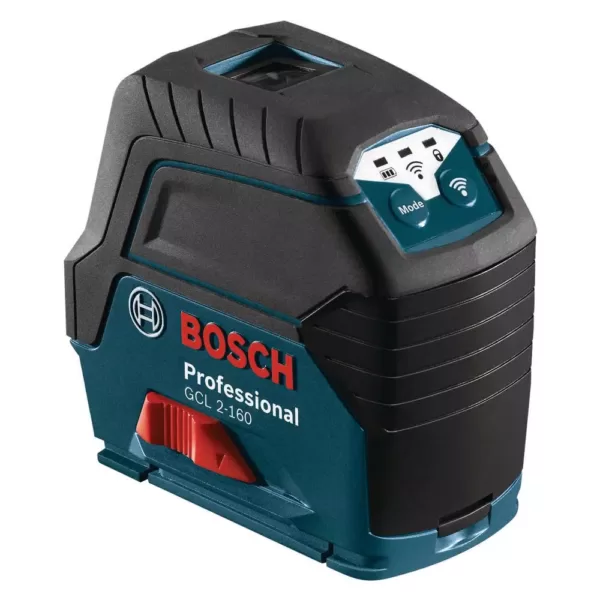 Bosch Factory Reconditioned 165 ft. Self Leveling Cross Line Laser Level with Plumb Points