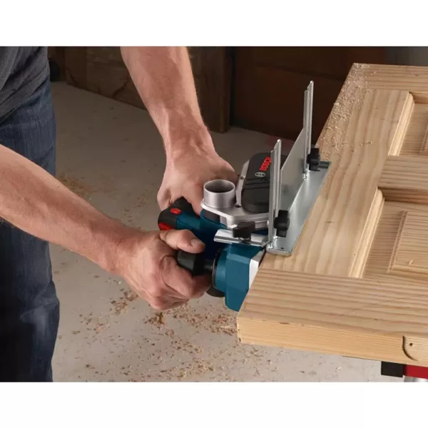 Bosch 6.5 Amp 3-/14 in. Corded Planer Kit with 2 Reversible Woodrazor Micrograin Carbide Blades and Carrying Case