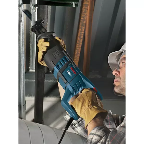 Bosch 12 Amp Corded 1 in. Variable Speed Compact Reciprocating Saw with All-Purpose Saw Blade and Carrying Case