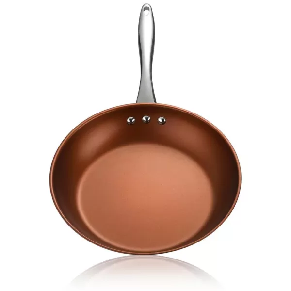 Ozeri Earth Pan ETERNA 8 in. Stainless Steel Nonstick Frying Pan in Bronze