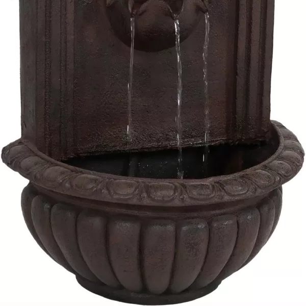 Sunnydaze Decor Florence Iron Electric Powered Wall Fountain