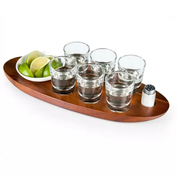 Picnic Time Cantinero Shot Glass Serving Tray