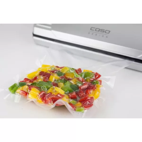 CASO VC 200 Brushed Black Stainless Steel Food Vacuum Sealer