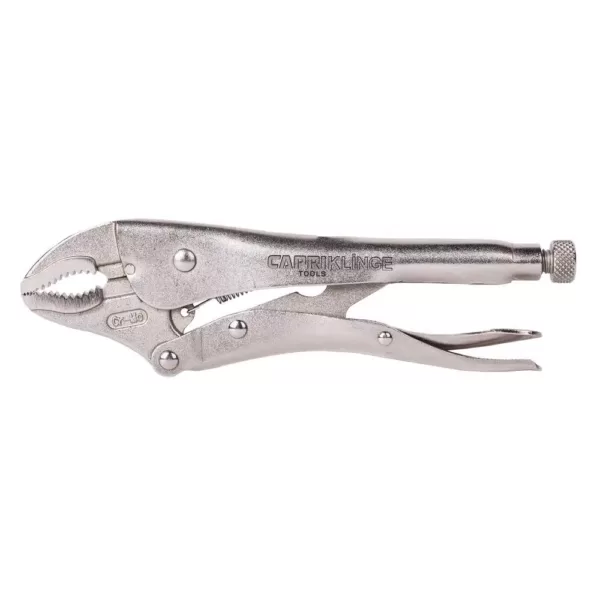 Capri Tools Klinge 5 in. Curved Jaw Locking Pliers with Wire Cutter