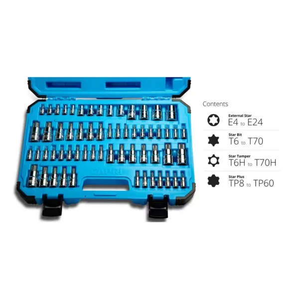 Capri Tools Torx Master Bit Socket Set (60-Piece)