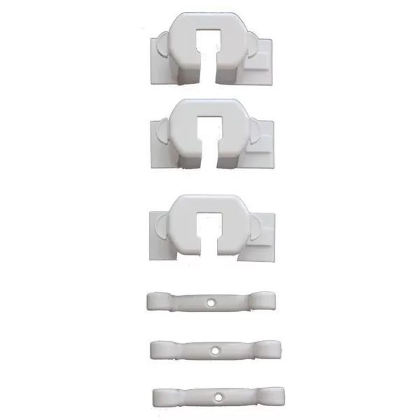 Cardinal Gates Plug Guard and Cord Keeper, (6-Pack)