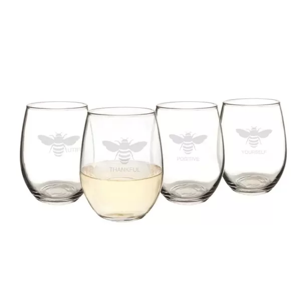 Cathy's Concepts 21 oz. Stemless Wine Glasses