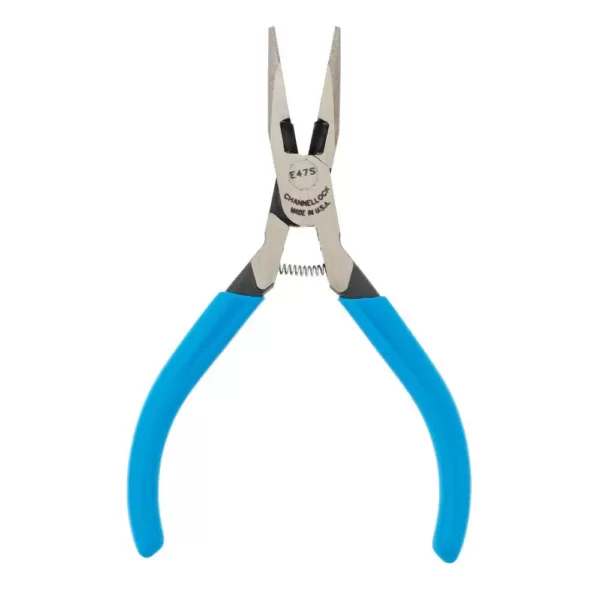 Channellock E Series High Leverage Precision 5 in. Long Nose Plier with XLT Technology