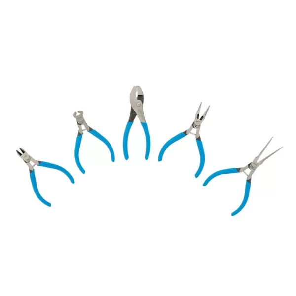 Channellock E Series High Leverage Precision 5 in. Long Nose Plier with XLT Technology