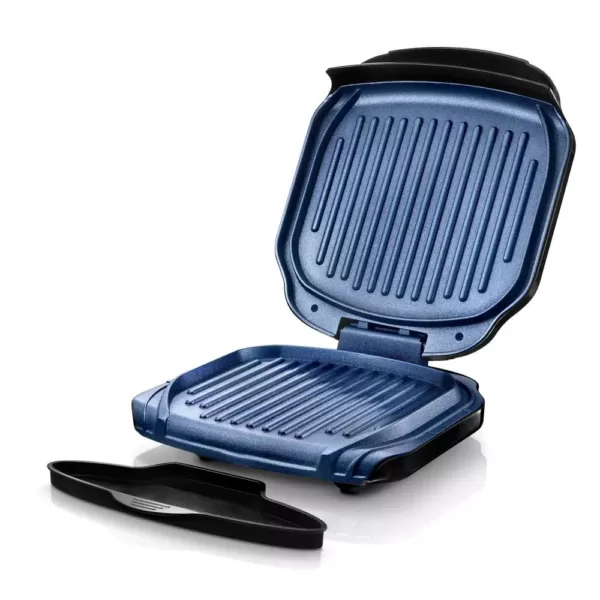 GRANITESTONE 72 sq. in. Classic Blue Ultra-Durable Non-Stick Diamond Infused Low Fat Grill