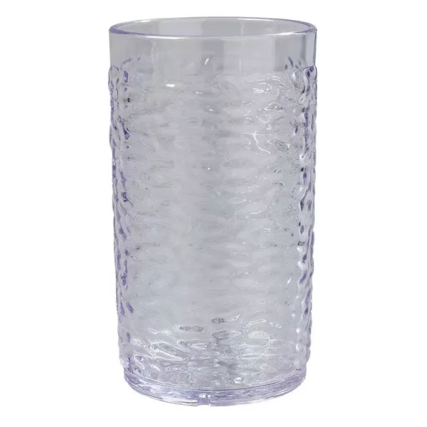 Carlisle 16 oz. SAN Plastic Pebble Optic Tumbler in Clear (Case of 24)