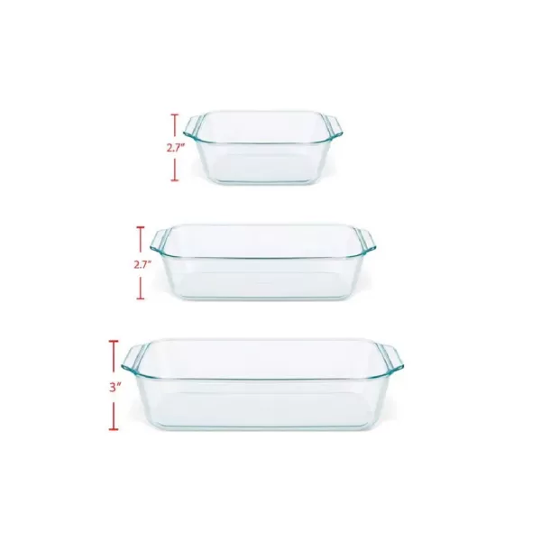 Pyrex 6-Piece Glass Baker Set