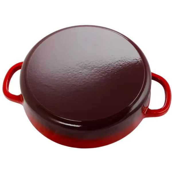 Crock-Pot Artisan 5 Qt. Enameled Cast Iron Braiser Pan with Self Basting Lid